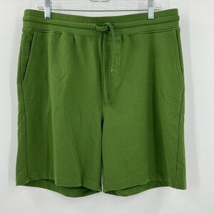 Pact men’s green sweat shorts large